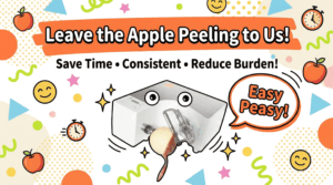 Shunsuke-kun peeling apples