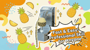 Pop image of pineapple peeler, easy to use for any worker